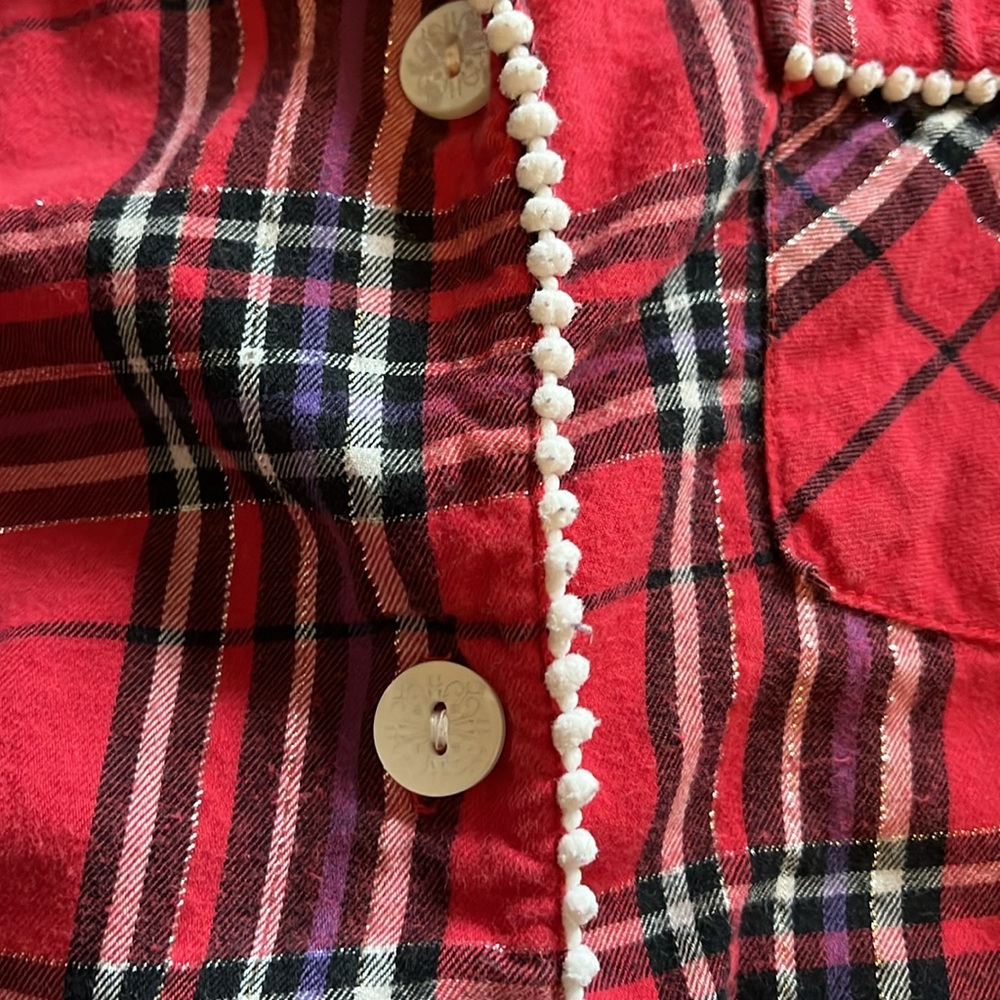 Victoria's Secret Red Plaid Pajama Set - Picture 4 of 6